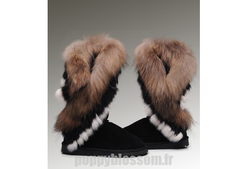 Panier OnlineUgg-237 Grand Fur Black Fox Bottes